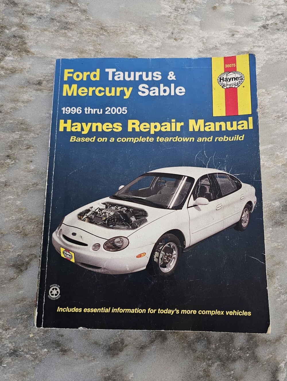 Haynes Repair Manual 36075 Ford Taurus Mercury Sable 1996-2005 Shop Book DIY